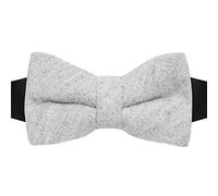 King & Priory Light Grey Donegal Tweed Pre-Tied Bow Tie