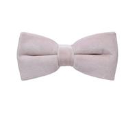 King & Priory Luxury Dusky Light Pink Velvet Bow Tie