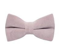 King & Priory Luxury Lavender Pink Velvet Bow Tie, Purple