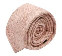 King & Priory Pink Herringbone Windowpane Check Tweed Tie, Mens Necktie