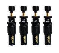KING-PRO Adjustable Auto-Stop Tire Deflator Valve Kit, 4 PCS Screw-on Tyre Air Down Tool (10-30 PSI) for Offroad 4x4 Vehicle Accessories