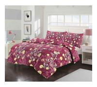(King, Red) Amelia Duvet Cover Set Bedding Quilt Cover Bed Set