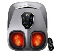 KING RELAX Shiatsu Foot Massager with Heat, 2026 Upgraded Deep Kneading & Squeeze Massage for Plantar Fasciitis, Modern Sculpted Design, Fits Up to Size 14, FSA Eligible HSA Store, Mothers Day Gifts