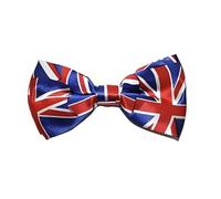 King’s Coronation Union Jack Bow Tie - British Flag Party Accessory | UK Celebration Decorations for Street Parties, Royal Events, Fancy Dress & Patriotic Occasions