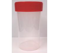 KING SCIENTIFIC P4-EHOW-EY7O 10 x 180ML SMALL PLASTIC SAMPLE CONTAINER POT JAR