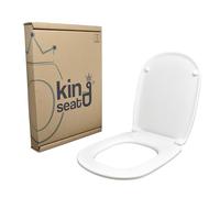 King Seat Dedicated Toilet Cover, Thermosetting Aurea Resin, Gemma 2/Thesis/New Thesis, White, 1 Piece