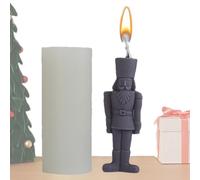 King Shaped Candle Mould - Reusable Silicone Figure Mould, Easy Release | Candle Mould with Statue of Beginners, Chocolate Cake, Production at