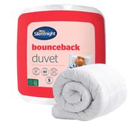 Silentnight Bounceback Duvet 13.5 Tog - Winter Warm Quilt Machine Washable and Hypoallergenic - King-Size, White