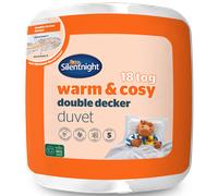 (King) Silentnight Warm and Cosy Double Decker 18 Tog Duvet Winter Quilt