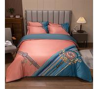 King Size Bedding Set Satin Breathable Cool Duvet Cover Set With Sheets Silk Quilt Cover Sets (Color : D, Size : 1.5-1.8m 4 pcs) (B 2.0m 4 pcs)