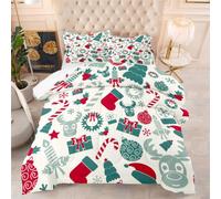 King Size Duvet Christmas Super King Duvet For All Seasons,Soft Coverless Duvet King Size,Microfiber Duvet King Size Machine Washable Duvet,Breathable Comforter Double Bed,2 Pillowcase
