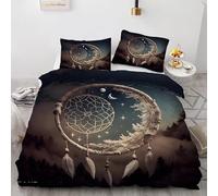 King Size Duvet Cover Dream Catching Network Duvet Cover with Zipper Closure Microfiber Soft Breathable Quilt Cover 94.5x86.7 inch + 2 Matching Pillowcases 19x29 inch, for Adults Teenagers
