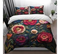 King Size Duvet Cover Sets Green Leaves Purple Kingsize Duvet Cover Sets Microfiber Bedding with Hidden Zipper Closure Washable King Size Bedding Includes 2 Pillow Cases 50x75cm