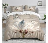 King Size Duvet Cover Sets Insect Beige Marble Kingsize Duvet Cover Sets Microfiber Bedding with Hidden Zipper Closure Washable King Size Bedding Includes 2 Pillow Cases 50x75cm