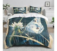 King Size Duvet Cover Sets Purple Insects Kingsize Duvet Cover Sets Microfiber Bedding with Hidden Zipper Closure Washable King Size Bedding Includes 2 Pillow Cases 50x75cm