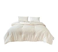 King Size Duvet Insert - Soya fibre quilt core - 300T Cotton Anti Dust Mite & Down Proof Fabric - Extra Thick Microfibre Box stitched Super King Size Duvet Quilt