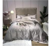 King Size Egyptian Cotton Bed Sheet Set4Piece Luxury Duvet Cover & Pillowcase Bedding SetSoft Breathable Hypoallergenic Bed Linen for Ultimate Comfort