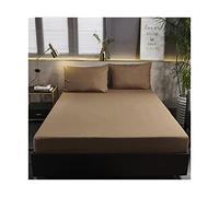 King Size Fitted Sheets Double,Bed Sheet Only/Twin 30Cm Deep Pocket Brushed Microfiber Single Bottom Sheet Soft And Cozy Easy Care Bed Sheet Full (C
