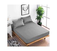 King Size Fitted Sheets Double,Bed Sheet Only/Twin 30Cm Deep Pocket Brushed Microfiber Single Bottom Sheet Soft And Cozy Easy Care Bed Sheet Full (C