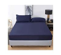 King Size Fitted Sheets Double,Bed Sheet Only/Twin 30Cm Deep Pocket Brushed Microfiber Single Bottom Sheet Soft And Cozy Easy Care Bed Sheet Full (C
