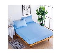 King Size Fitted Sheets Double,Bed Sheet Only/Twin 30Cm Deep Pocket Brushed Microfiber Single Bottom Sheet Soft And Cozy Easy Care Bed Sheet Full (C