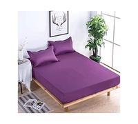 King Size Fitted Sheets Double,Bed Sheet Only/Twin 30Cm Deep Pocket Brushed Microfiber Single Bottom Sheet Soft And Cozy Easy Care Bed Sheet Full (C