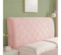 King Size Headboard Cover Padded Slipcover Protector for Double/Single Beds Dust-Proof and Stylish Headboard Slipcover Fits Standard Size Headboards.