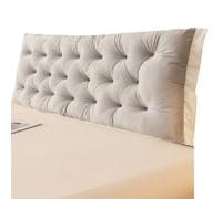 King Size Headboard Wedge Pillow for Bed Gap Filler, Oversized Cushion with Hidden Zipper, Removable Cover Perfect for Reading, TV and Home Relaxation(Light Green,59.1x19.7x5.9 in)