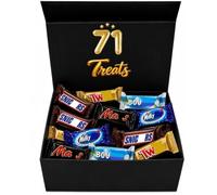 King Size Luxury Chocolate Gift Box Hamper 71 Treats, Mega Assorted Chocolate Selection, Large Sharing Sweet Hamper for Birthday, Christmas, Anniversary, Thank You & Special Occasions By Red Rainbow
