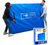 King Size Mattress Bag for Moving and Storage with 8 Handles and Zip - Tarp Plastic Mattress Cover for Moving and Storage - Professional Grade Mattress Storage Bags - Heavy Duty, Reusable