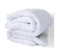 King Size Mattress Topper - 4cm Soft Extra Deep Thick Mattress Topper - Hypoallergenic Breathable Air Cloud Bed pad - 150x203 Cm - White