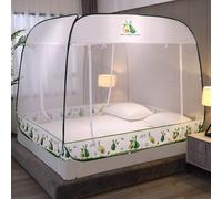 King Size Portable Pop Up Mosquito Net Canopy - Ultimate Protection For Camping, Twin, Full & Queen Beds - Lightweight, Easy Setup, Ideal For Outdoor Comfort! 150 * 200 * 170cm