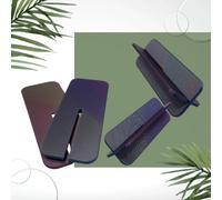 King Size Rolling Paper Cradle Set, 2-Piece Rounded Striped Rainbow Plastic