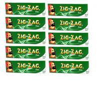 King Size Rolling Papers Bundle by Zig Zag, Premium Smooth Burn, 10 Pack Multipac