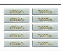 King Size Slim Silver Smoking Rolling Paper, Ultra Fine Regular Standard Tobacco Rolling Papers Full Box Of 10 Booklets