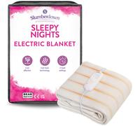 Slumberdown King Size Sleepy Nights Electric Blanket in White Slumberdown White King