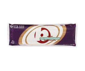 King Soba Organic 100% Brown Rice Noodles 250g - Pack of 6