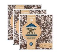 King Soba Organic Brown Rice Paper Wraps 3 Pack Bundle