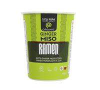 King Soba Organic Ginger Miso Ramen Cup, 85 g