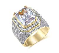 King Solomon's Ring of Eternal Powers, 925 Sterling Silver Ring of Solomon, Pagan Amulet Jewelry for Men, Personality with Diamond King Ring Jewelry for Men Women (White Energy, 9)