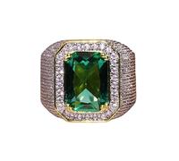 King Solomon's ring of eternal powers,Personalized Diamond King Ring Jewelry Ring, Solomon Power Ring for Men and Women,Ring of power (Green Energy, 8)