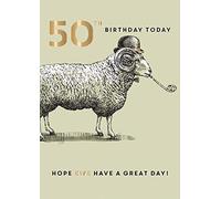 King Street Greetings Card - 50th Birthday