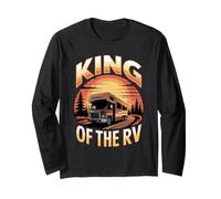 King The RV Outdoor Mountain Road Trips Van Motorhome RV Long Sleeve T-Shirt