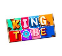 King To Be Chocolate Bar Wrapper Novelty Gift for Boyfriend Kid Son Marriage (#1256) (without chocolate bar)