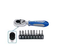 KING TONY 1001MR Bit Mini Ractchet, Set of 10