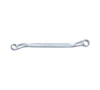 KING TONY 19601819 Alloy Steel 45 degree Deep Ring Offset Wrench, 18 mm x 19 mm Size, 250 mm Length, Pack of 6