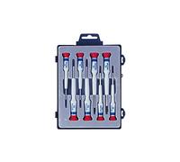 KING TONY 32108MR Set De 8 Destornilladores De Precision Phillips Y Ranurados for DIYers & Professionals, Made for Repair, Installation and Workshop tasks