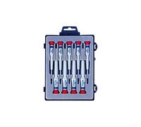 KING TONY 32309PR Precision Screwdriver Set, Contains T4 x 40, T5 x 40, T6 x 40, T7 x 40, T8 x 40, T9 x 50, T10 x 50, T15 x 50, T20 x 50, 9 Pieces