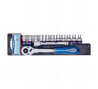 King Tony 4313MR01 Set De Sockets 1/2" Con Accesorios for DIYers & Professionals, Ideal for Repair and Installation tasks, 13 Pieces