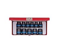 KING TONY 4412MP Impact Socket, 1/2-inch, Set of 11